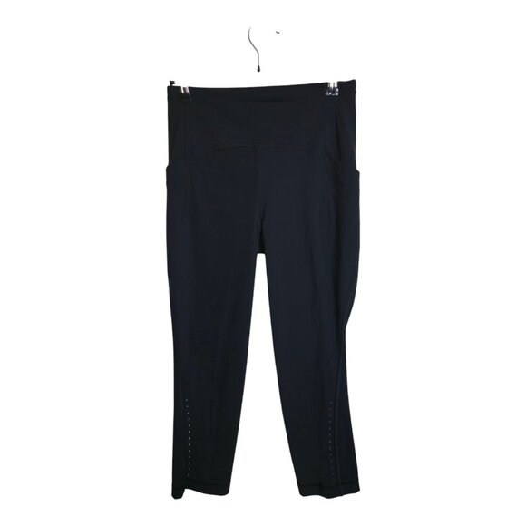 Lululemon Pants Women 6 Black Swift Speed HR Crop Athleisure Sportswear lw6blhs - Picture 1 of 8